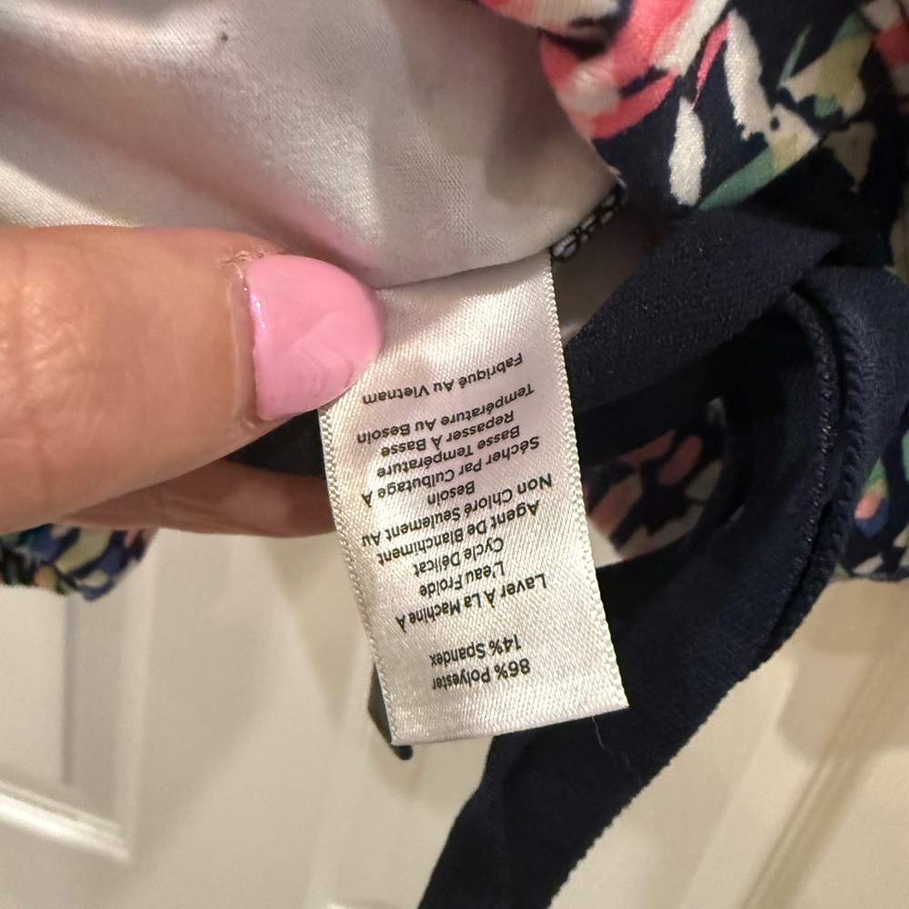 Talbots Multicolor Patterned Half Zip Sweatshirt - image 7